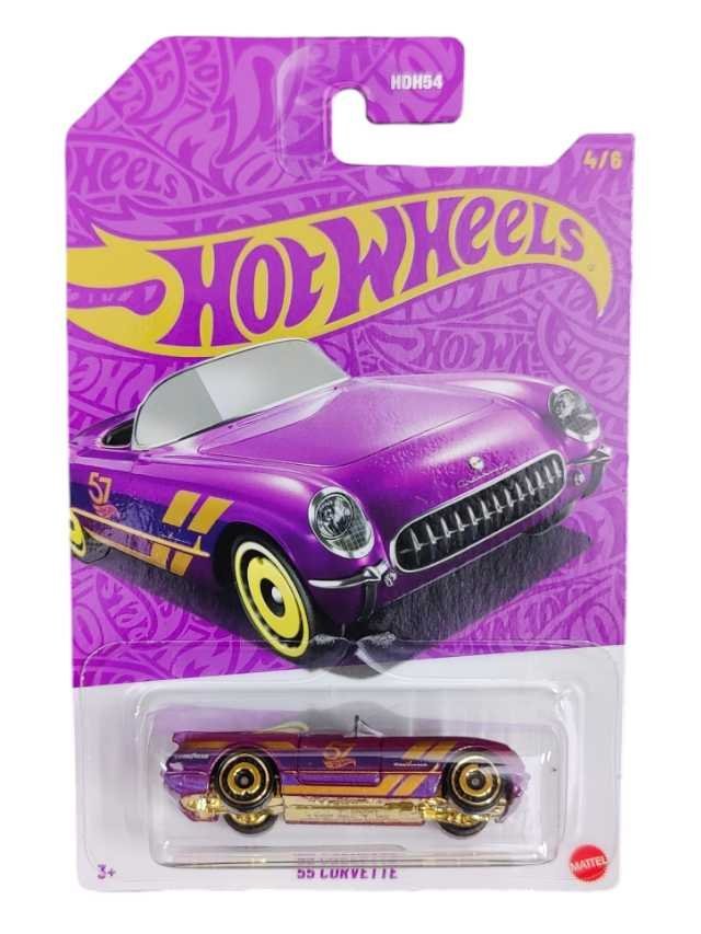Hotwheels 55 Corvette Mainline Card Art  1:64 Scale