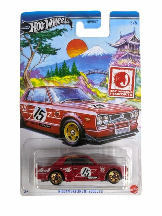 Hotwheels J imports Nissan Skyline Ht 2000gt-x