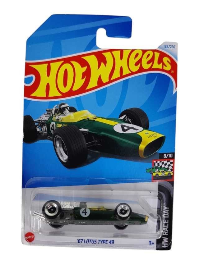 Hotwheels 67 Lotus Type 49 Imported Mainline Card 1:64 Scale