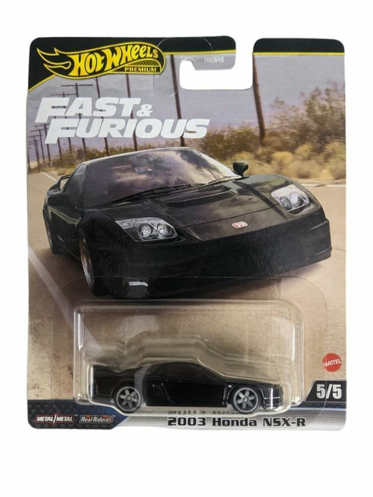 HotWheels Fast & Furious 2003 Honda NSX-R Imported Premium Card Art 1:64 Scale