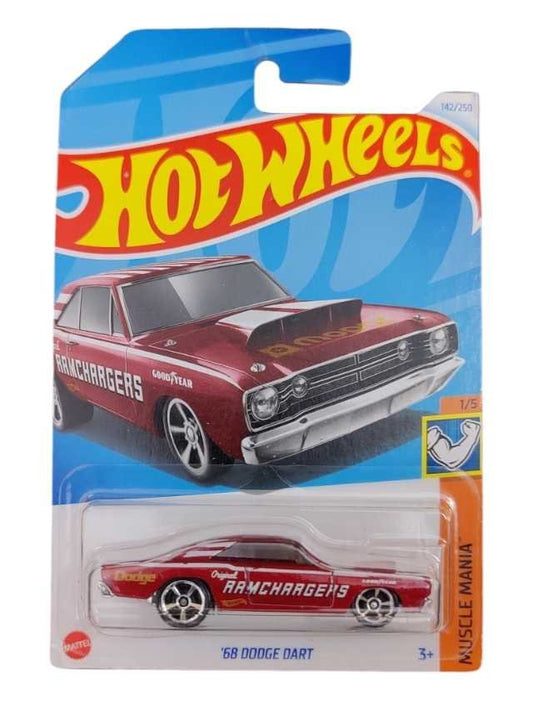 Hotwheels 68 Dodge Dart Imported Mainline Card 1:64 Scale