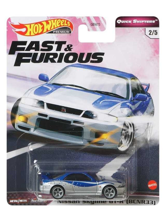 Hotwheels nissan skyline GTR bcnr33
