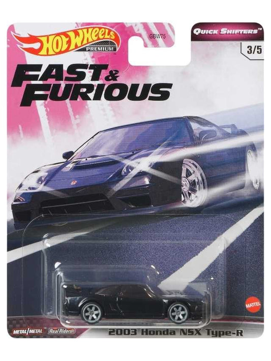 HotWheels Fast and Furious 2003 Honda NSX Type-R Imported Premium 1:64 Scale