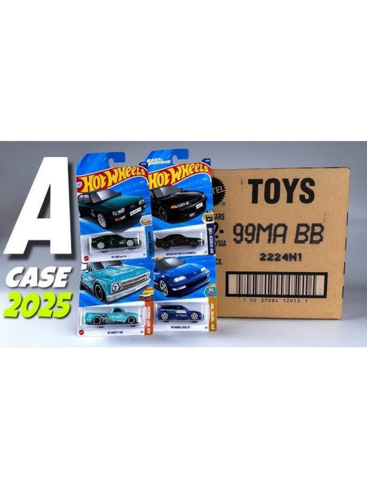 Hotwheels A case 2025 (72 cars)