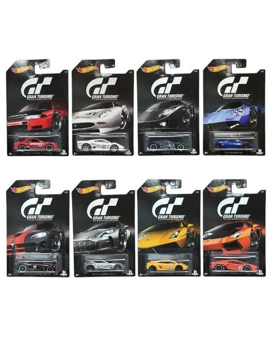 Hotwheels gran tourismo set of 8