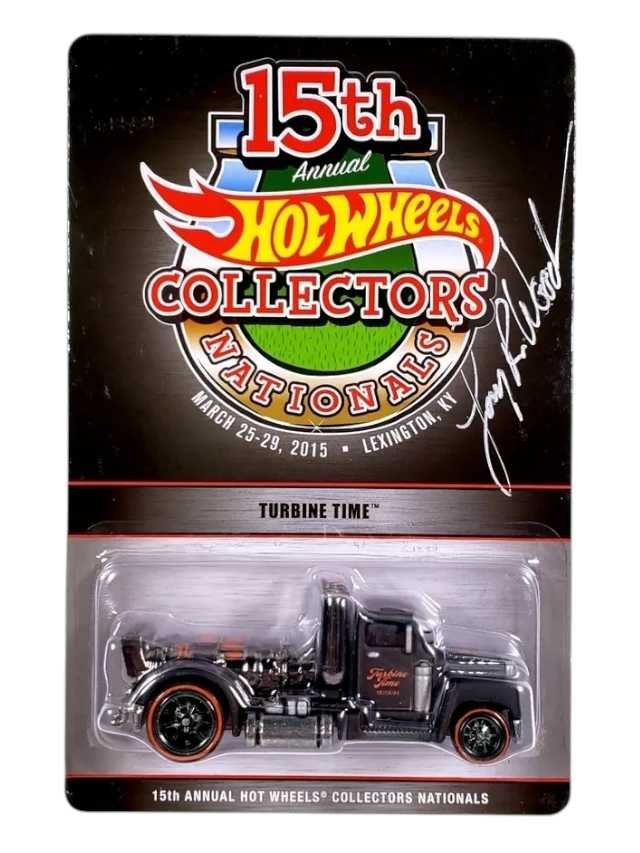 Hotwheels 15th annual collectors tuebine time 00121/01500 with protector