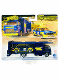 Hotwheels Team Transport Fiat 131 Abarth and second story lorry Imported Premium 1:64 scale