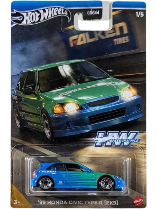 Hotwheels Honda civic type r ek9