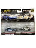 Hotwheels 2 pack custom corvette Stingray Coupe and 69 copo corvette