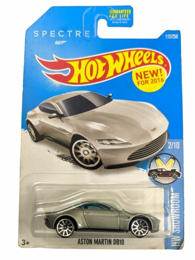 Hotwheels aston Martin db10 (card little damage car mint condition)