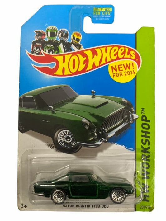Hotwheels Aston Martin 1963 DB5 Imported Mainline Card Art 1:64 Scale