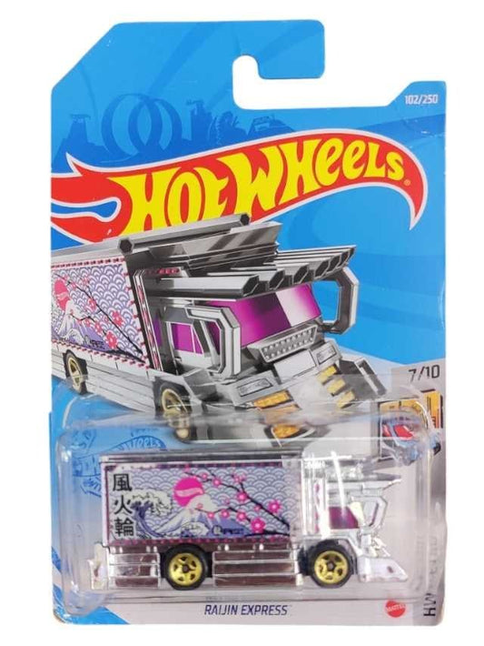 Hotwheels raijin express blister damage