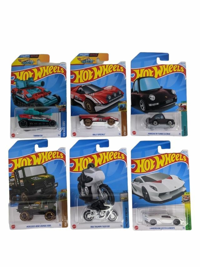EXCLUSIVE Hot Wheels indian Car Mainlines (179 Each) as set of six