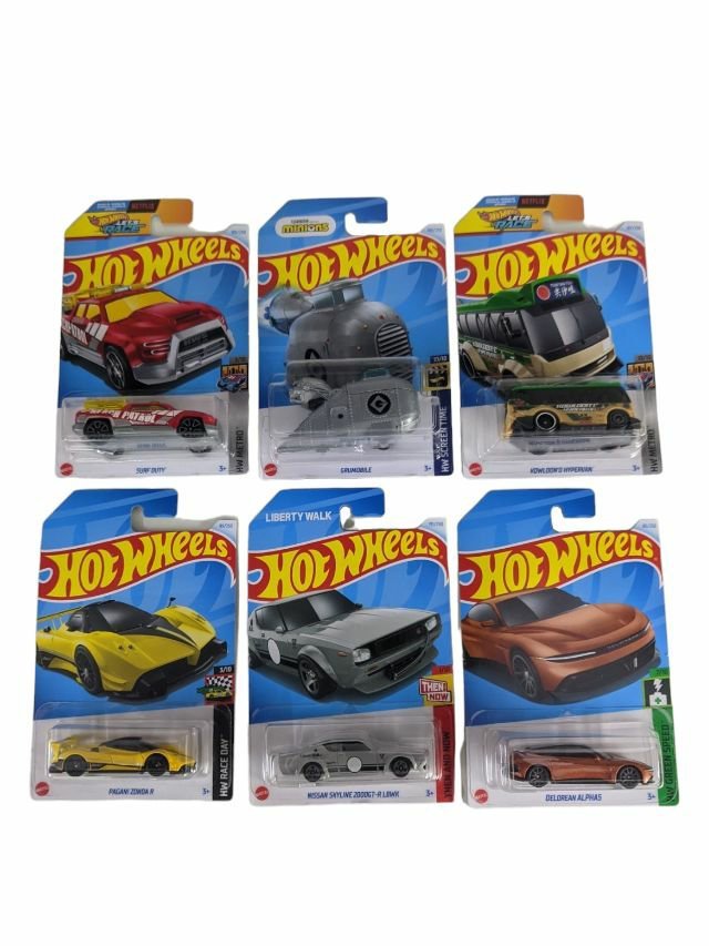 EXCLUSIVE Hot Wheels indian Car Mainlines (179 Each) as set of six