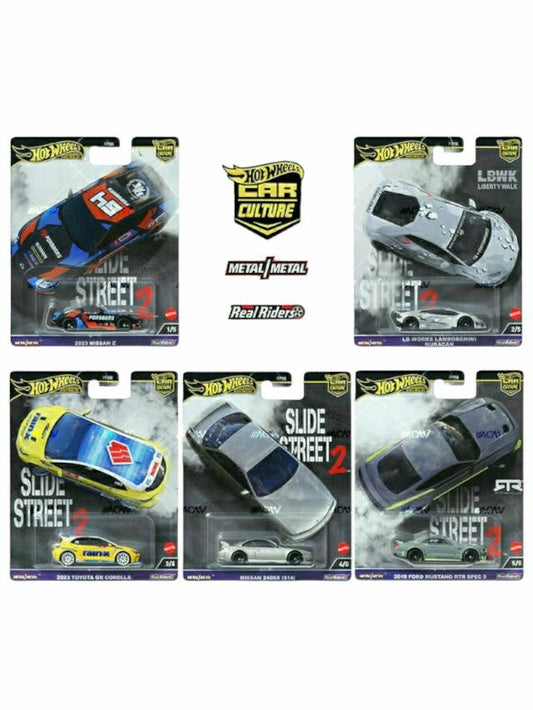 Hotwheels slide street set