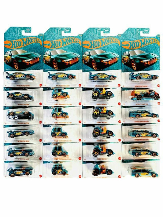 Hot Wheels 2024 Pearl &amp; Chrome Factory Sealed Case (24 cars) with CHASE