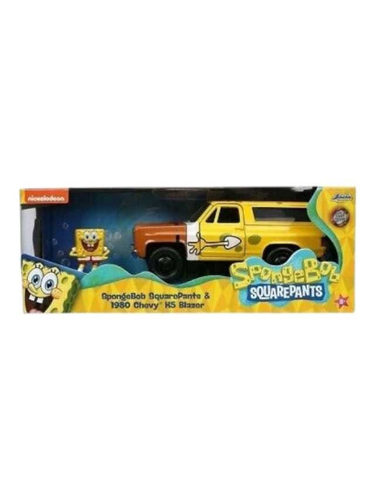 Exclusive SpongeBob squarepants &amp;1980 Chevrolet k5 blazer (box damage)