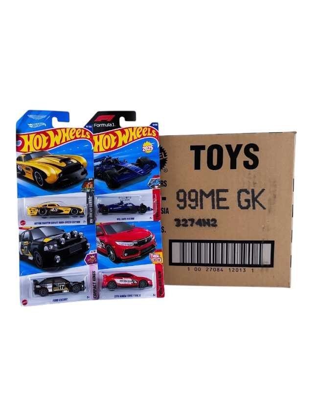 Hotwheels Imported E Case 2025 contains 72 Cars