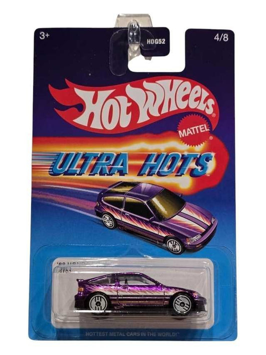Hotwheels ultra Hots '88 Honda cr-x mainline card art 1:64 scale