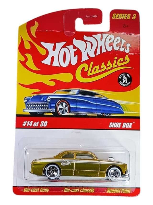 Exclusive Hotwheels Classic shoe Box die-cast classic