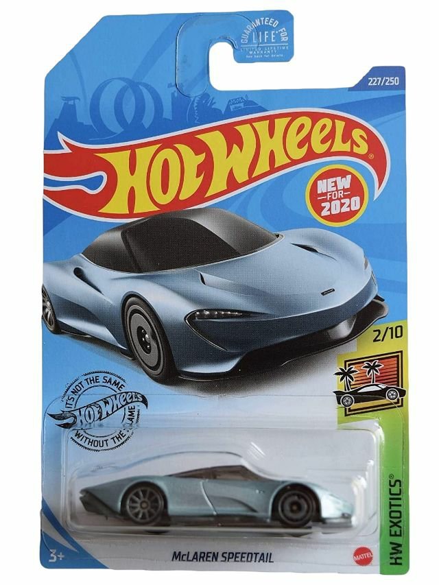 Exclusive Hotwheels McLaren Speedtail Imported Mainline Card 1:64 Scale