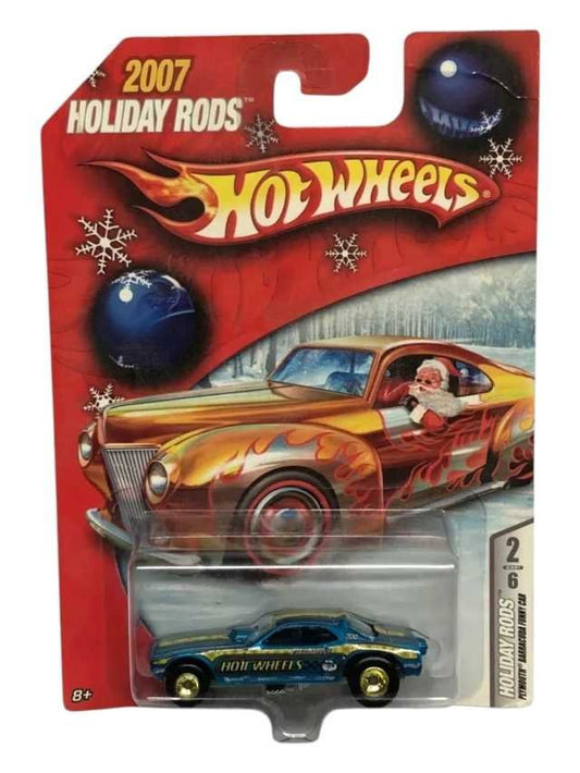 Exclusive Hotwheels 2007 Holiday Rods Plymouth Barracuda Funny Car