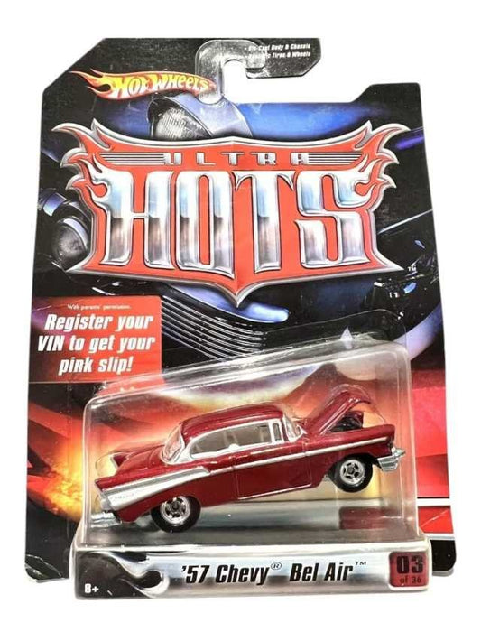 Exclusive Hotwheels Ultra Hots '57 Chevy bel air