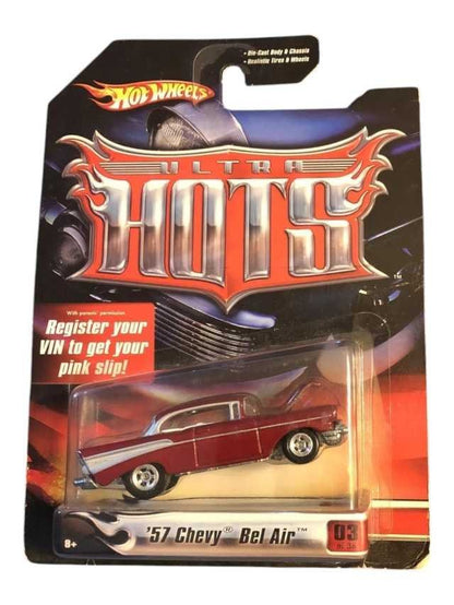 Exclusive Hotwheels Ultra Hots '57 Chevy bel air