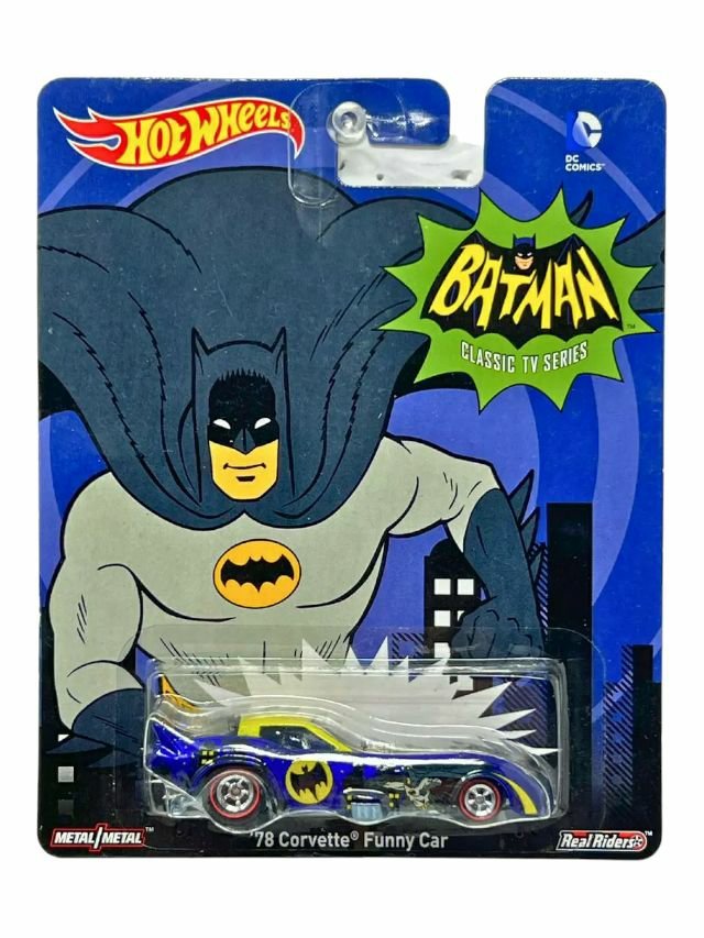 Hotwheels Batman classic tv series 78 corvette funny car