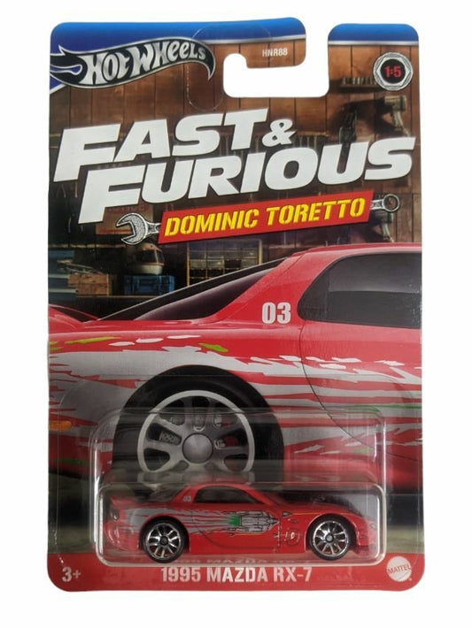 Hotwheels fast and furious 1995 Mazda rx7 Dominic toretto