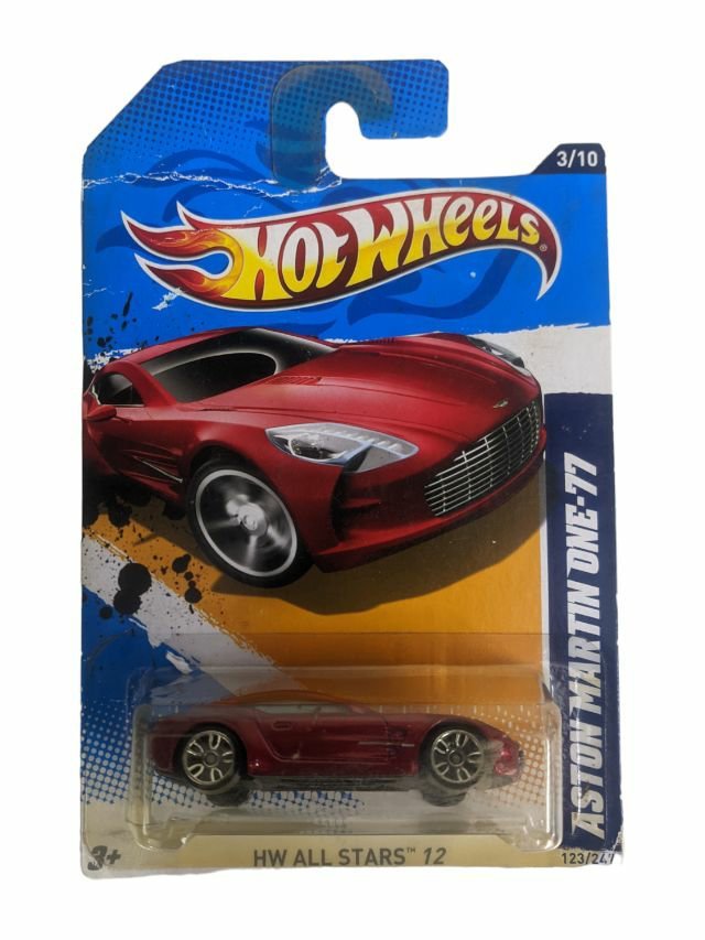 Hothweels aston Martin one-77 (blister damage)