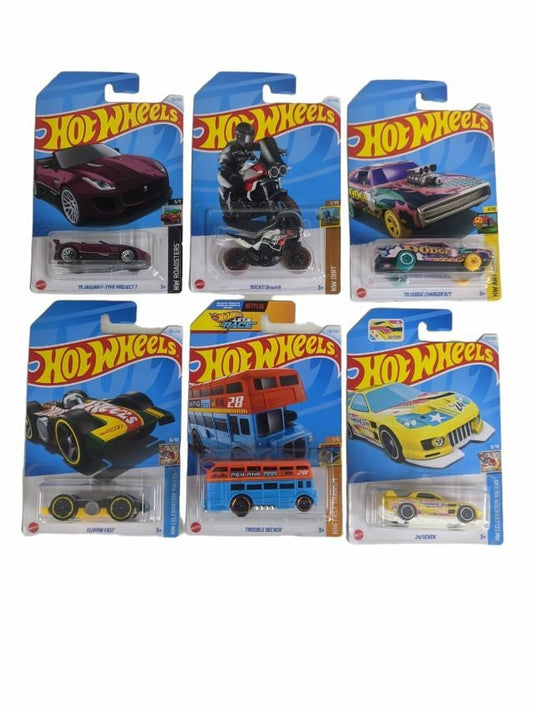 EXCLUSIVE Hot Wheels indian Car Mainlines (179 Each) as set of six