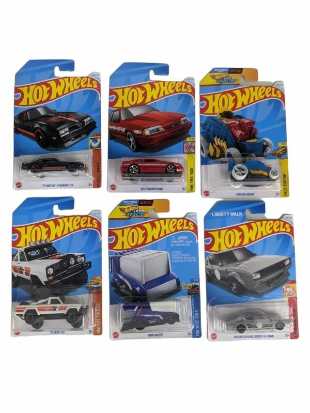 EXCLUSIVE Hot Wheels indian Car Mainlines (179 Each) as set of six with treasure hunt