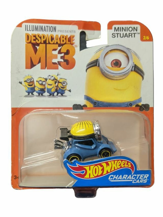 Hotwheels character cars minion stuart