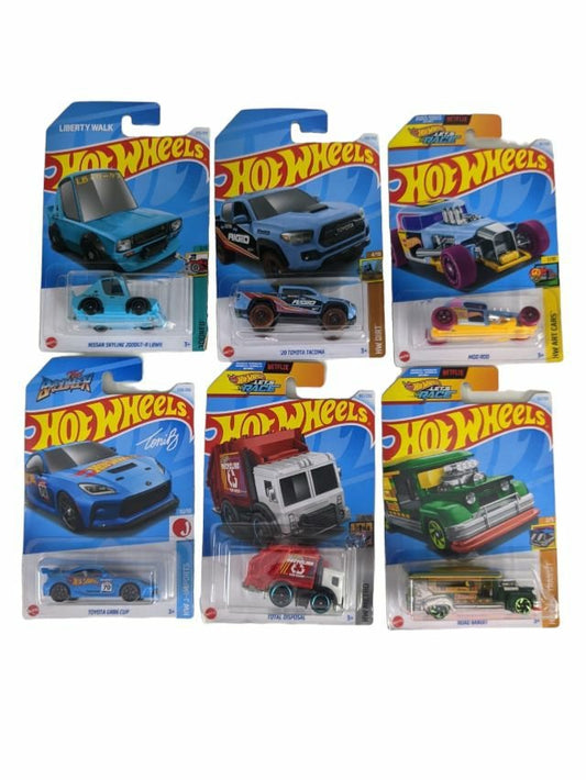 EXCLUSIVE Hot Wheels indian Car Mainlines (179 Each) as set of six