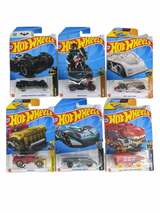 EXCLUSIVE Hot Wheels indian Car Mainlines (179 Each) as set of six