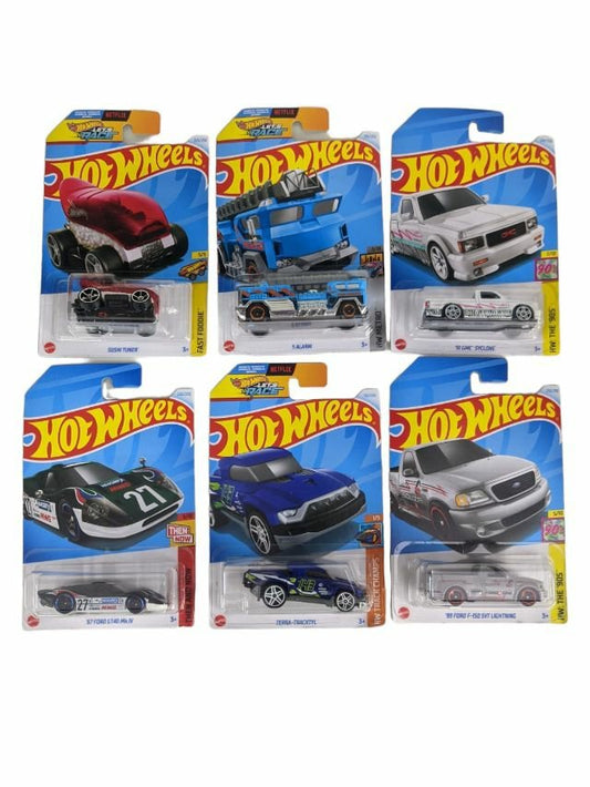 EXCLUSIVE Hot Wheels indian Car Mainlines (179 Each) as set of six