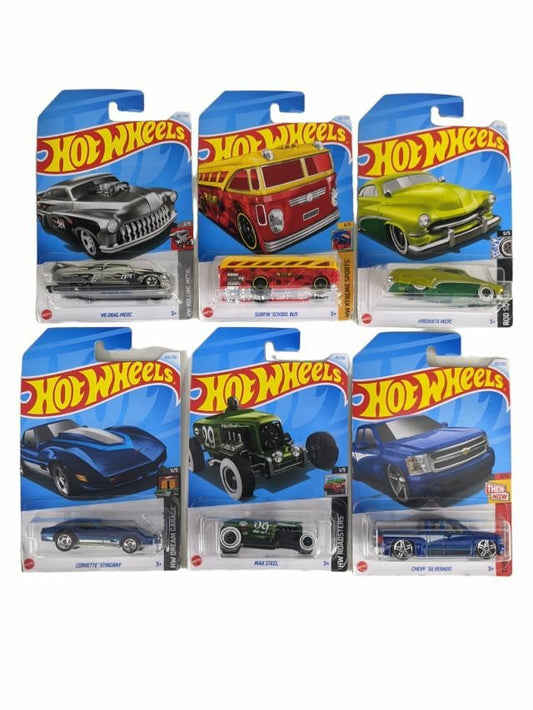 EXCLUSIVE Hot Wheels indian Car Mainlines (179 Each) as set of six