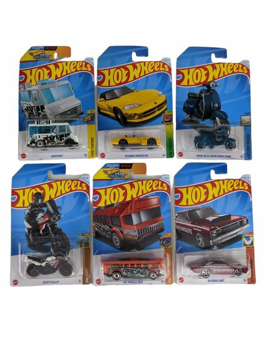 EXCLUSIVE Hot Wheels indian Car Mainlines (179 Each) as set of six
