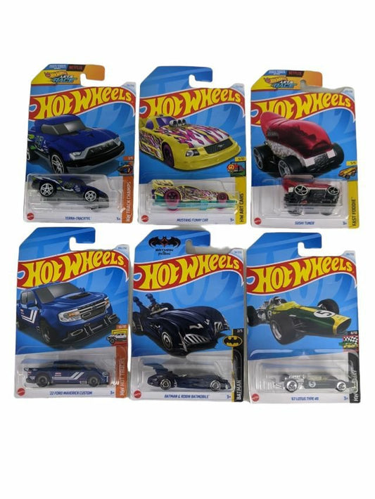 EXCLUSIVE Hot Wheels indian Car Mainlines (179 Each) as set of six