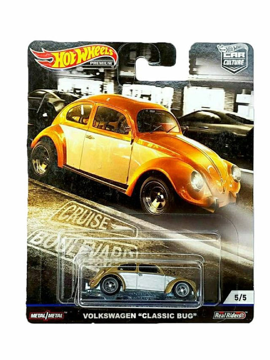 Hotwheels Volkswagen classic bug imported premium 1:64 Scale