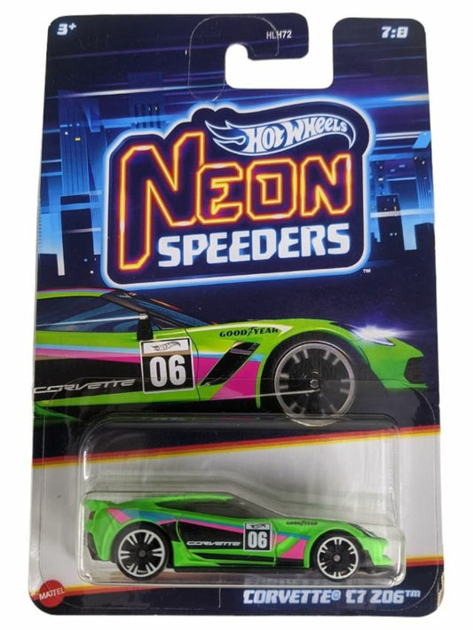 Hotwheels neon speeders corvette c7 z06