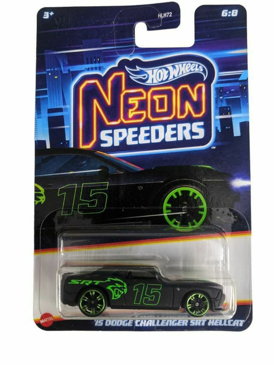 Hotwheels neon speeders 15 dodge challenger srt hallcat