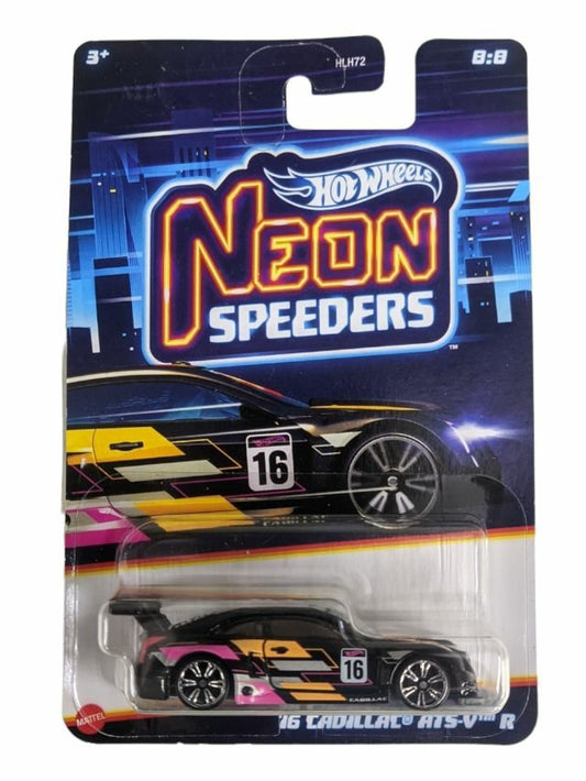 Hotwheels neon speeders 16 cadillac ats-v r