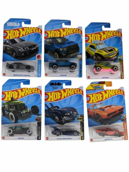 EXCLUSIVE Hot Wheels indian Car Mainlines (179 Each) as set of six