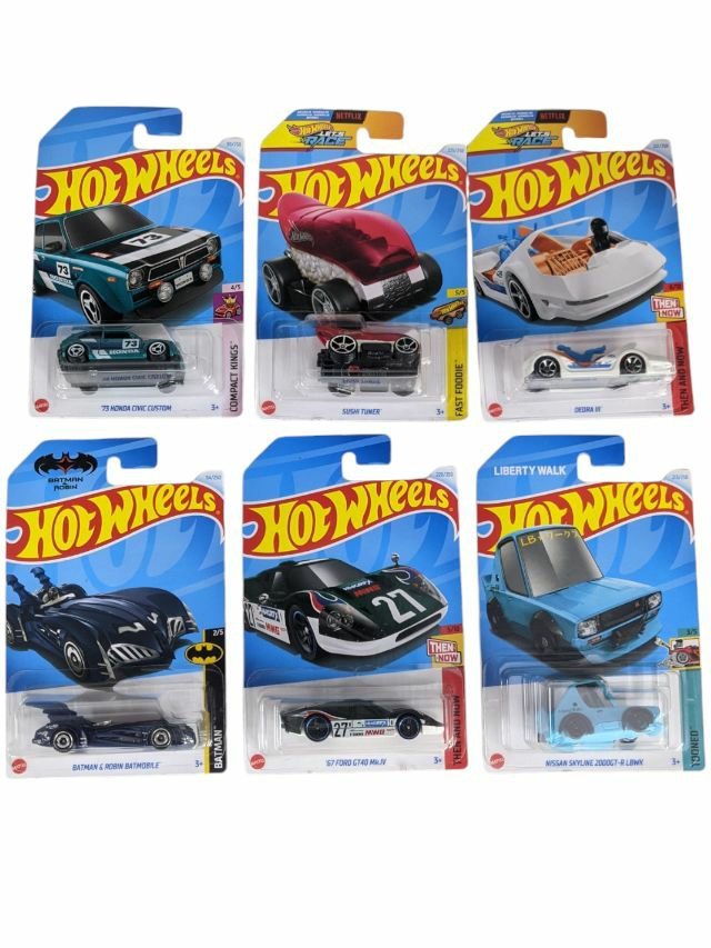EXCLUSIVE Hot Wheels indian Car Mainlines (179 Each) as set of six nm 19