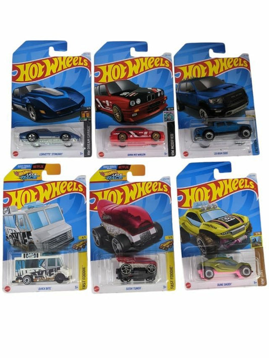 EXCLUSIVE Hot Wheels indian Car Mainlines (179 Each) as set of six