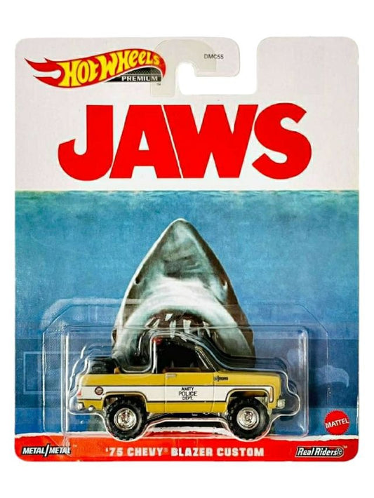 Hotwheels Jaws 75 chevy Blazer Custom  imported premium 1:64 Scale