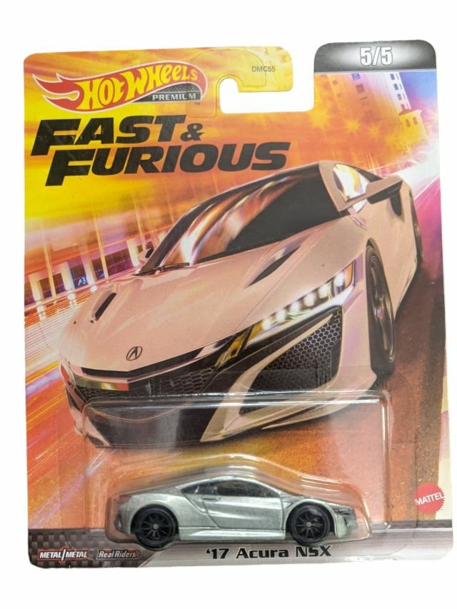 Hotwheels Fast & Furious '17 Acura NSX Imported Premium Card 1:64 Scale