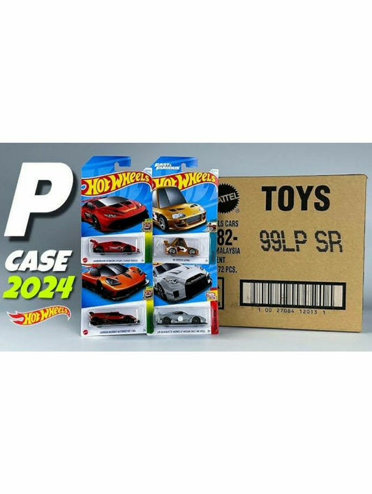 Hotwheels p case 2024 (72 cars)